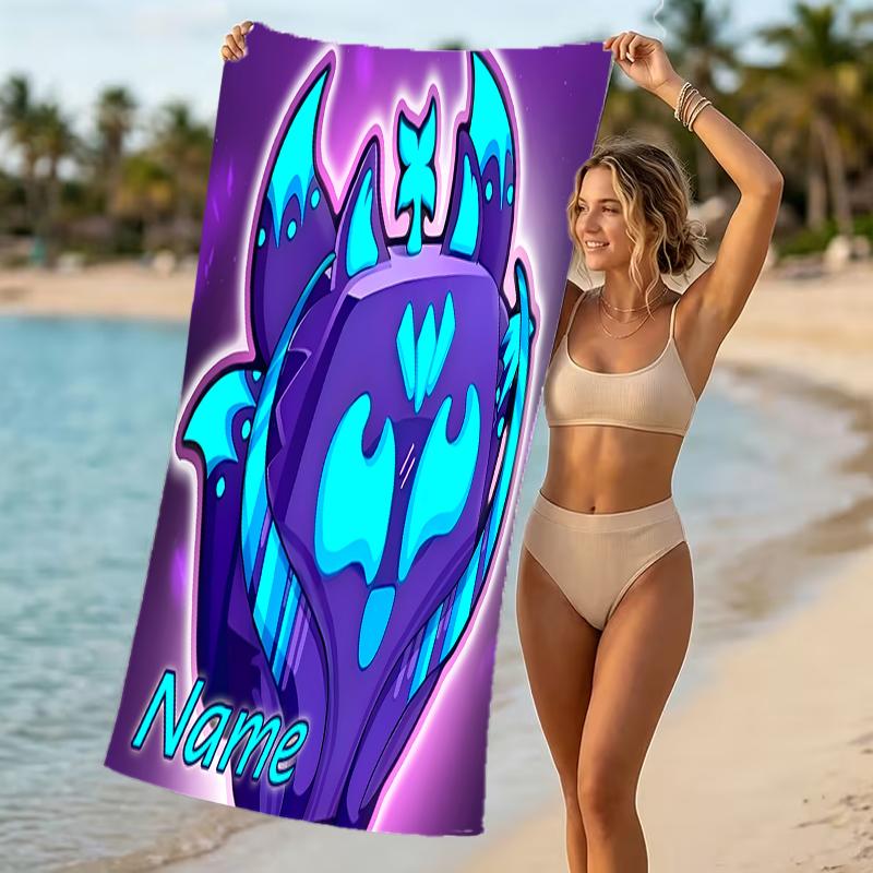 Customizable personalized beach towels Game Blox Fruits themed designs.Suitable for the beach, yoga, sports;ideal as beach accessories