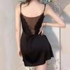 Sexy pajamas, suspender pajamas, pajamas with chest pads, beautiful back suspender pajamas, women's Xia Chunyi loungewear