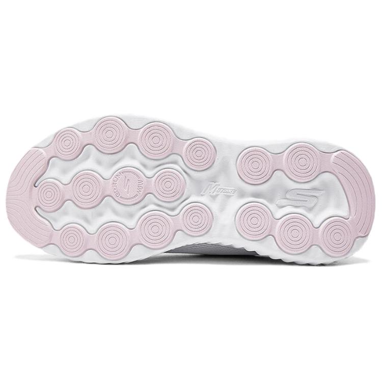 Skechers Серия Go Универсальные Удобные Прочные Дышащие Низкие Повседневные Городские Для Коммьютинга Беговые Кроссовки Женская кроссовка Светло-Розовый 129370-LTPK