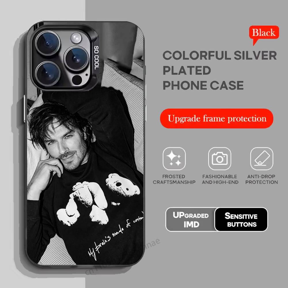 Чехол для телефона I-Ian Joseph-S Somerhalder для iPhone 15 16 Pro Max Air SE 11 13 Pro 14 Plus 12 11Pro 15Pro Max 16e