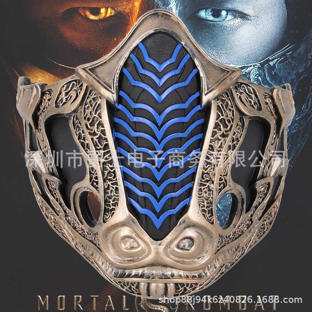 New Mortal Kombat Mortal Kombat Mask Scorpion Face Zero COS Props Halloween
