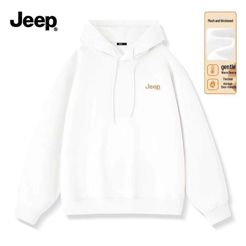 Jeep Мужское худи с флисовой подкладкой, плотное