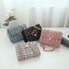 Plaid Small Square Bag Women's Bag Fashion Versatile Messenger Bag Temperament Shoulder Bag