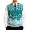 Men's V-Neck Sleeveless Knit Cardigan Vest