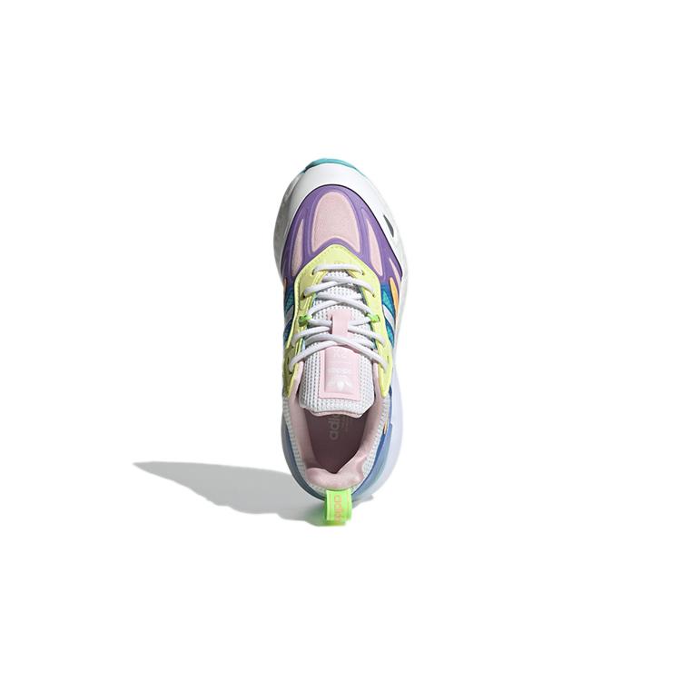 adidas Originals ZX 2K BOOST 2.0 Дышащие Низкие Детские Кроссовки для Стиля Подростки GZ7502