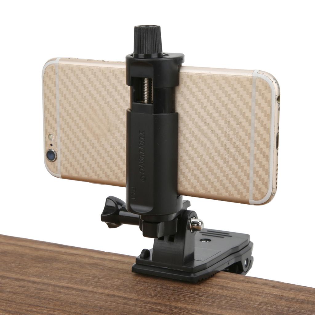 Action Camera Clip Backpack Phone Clamp 360 Degree Rotation for GOPRO