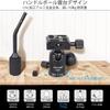 Ball Head with Quick Shoe, Lightweight, Aluminum Alloy, 360 Degree Rotation, Free Head, Handle, Bubble Level, Panoramic Photography, Video Camera,