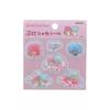 Канцелярские товары Персонажи Sanrio Pukkuri Puni Little Twin S8813876 Наклейки Sun-Star, Шейка, Звезды, Розовый,