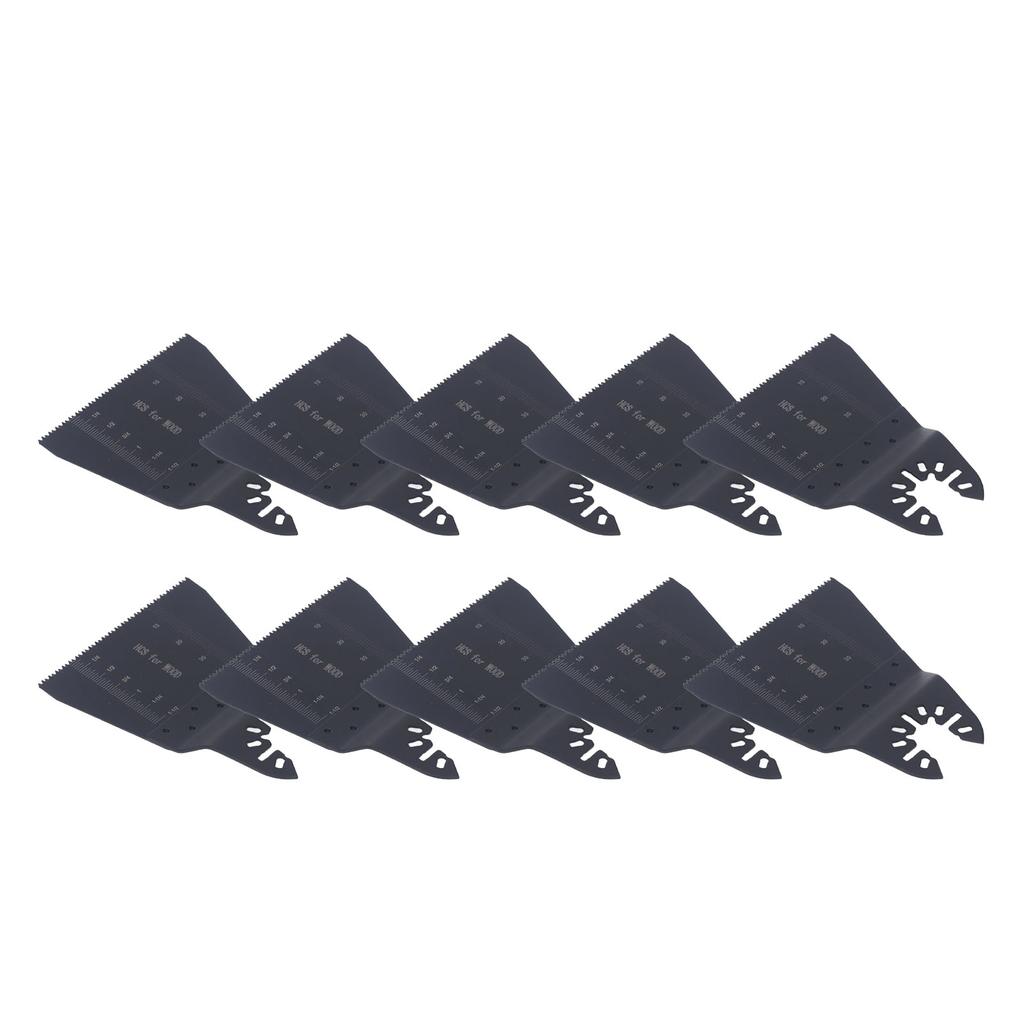 10Pcs Oscillating Tool Blades Universal Saw 65mm Fine Teeth High Carbon Steel Power Hand Tool