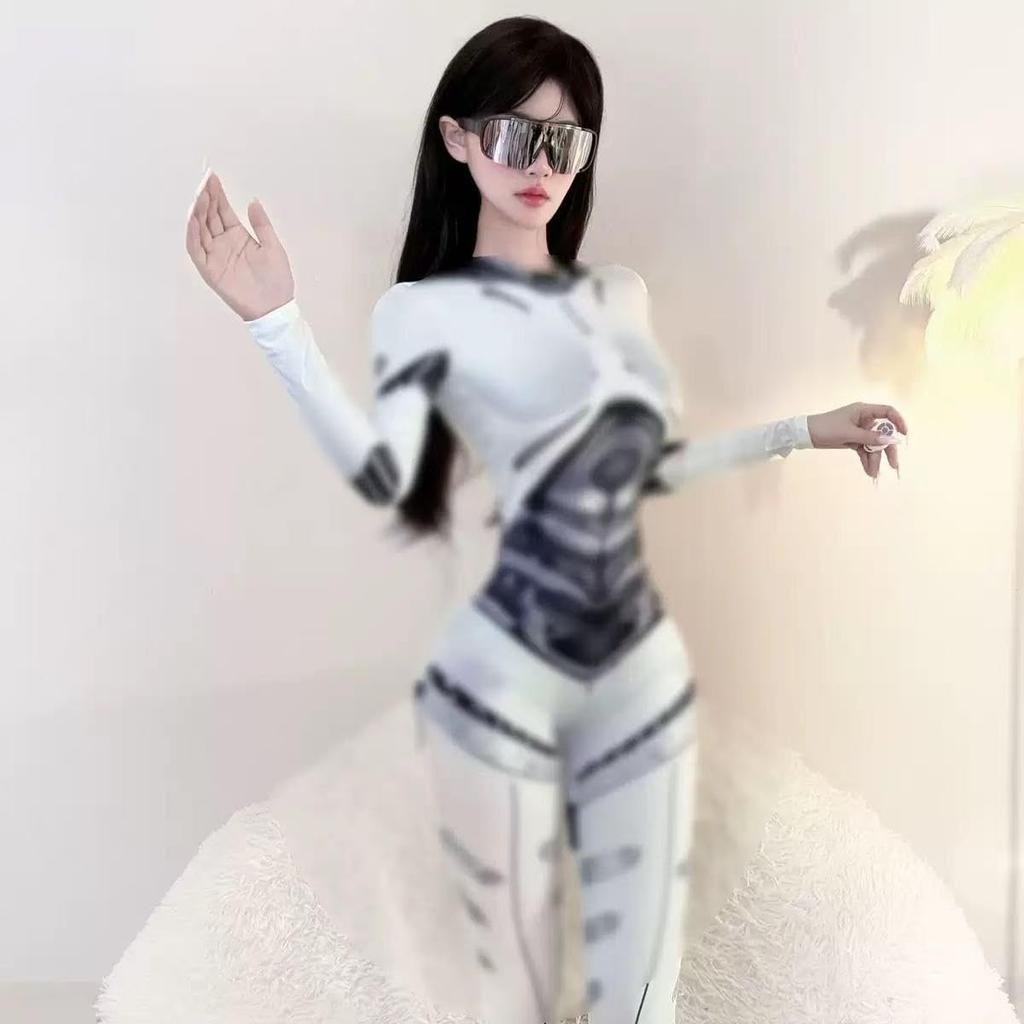 Super Sexy Cosplay Full Body Zentai Long Disguise Open Stretchable Swimsuit Cute and Smooth To the Elastic and Popular Anime Costume for Perfect for