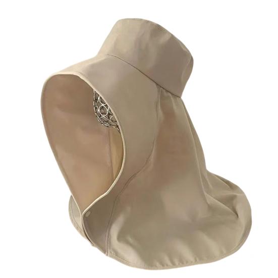 Летняя шляпа от солнца с шалью, большими полями, полной защитой от ультрафиолета, быстросохнущая, регулируемая посадка, шляпа для приключений на свежем воздухе