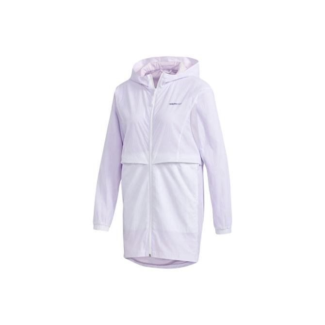 adidas Neo Solid Color Длинное Пальто Женское Пальто Белое FN6432