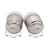 2/5pcs AC 110V 220V E27 To E17 Screw power Socket Base Holder LED light bulb Halogen CFL adapter Converter for E27/E17