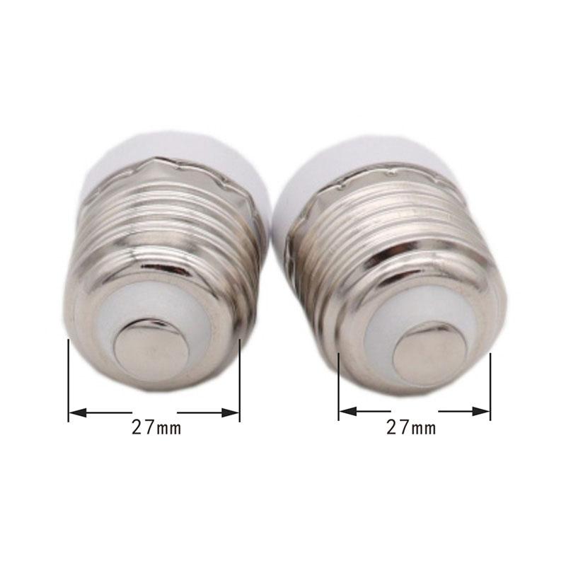 2/5pcs AC 110V 220V E27 To E17 Screw power Socket Base Holder LED light bulb Halogen CFL adapter Converter for E27/E17