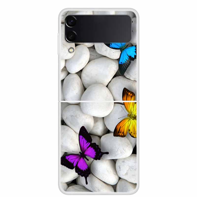 Для Samsung Galaxy Z Flip 3 4 чехол противоударный жесткий пластиковый чехол для ПК для Samsung Galaxy Z Flip3 5G ZFlip 3 милые чехлы для телефонов