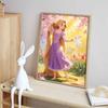 Disney diamond painting handmade diy flat 5D Rapunzel princess flower garden painting art home decoration