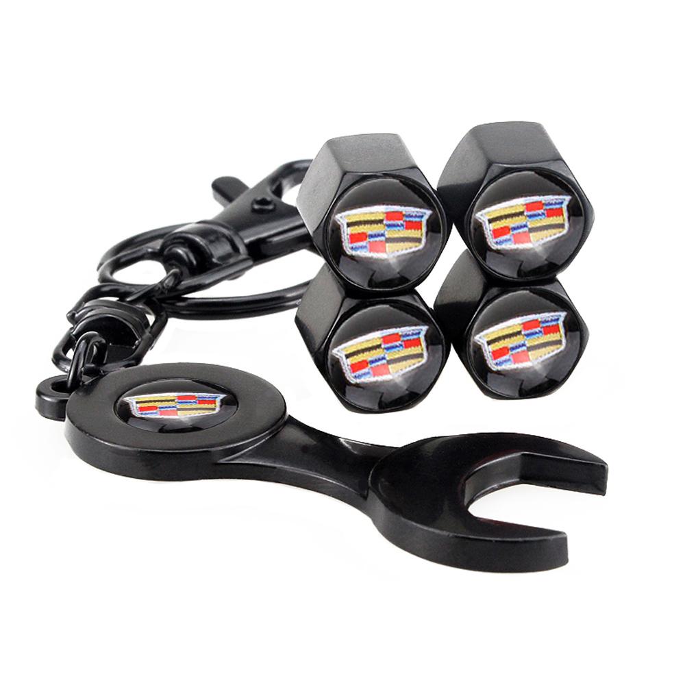 For Cadillac NN01Car Tire Valve Cover Stem Caps for Cadillac Escalade CTS ATS Eldorado SRX Deville BLS XT4 XT5 XT6 STS XTS SLR XLR CT4 CT5 CT6