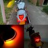 Motorcycle LED Lamp Bar Strip Flowing Turn Signal Universal 36 Tail Rear Brake Stop Flexible Soft Rubber Light