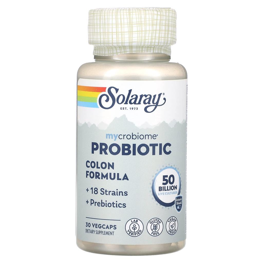 Mycrobiome Probiotic Colon Formula, 50 Billion, 30 Veggie Caps
