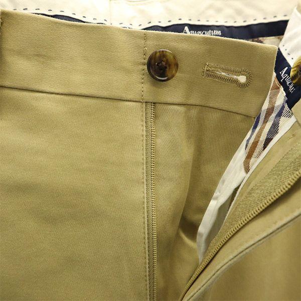 Aquascutum Зауженные брюки 79 бежевые Мужские Б/у