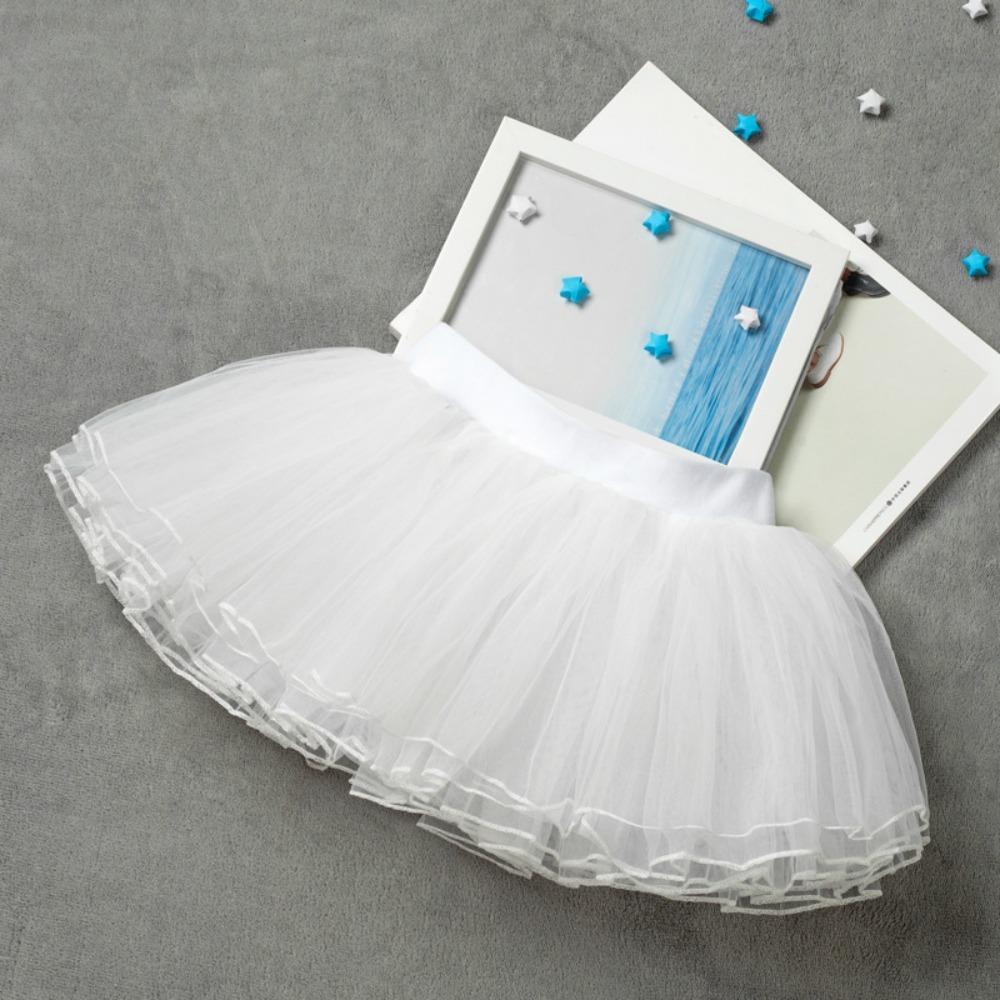 Fluffy Ballet Skirt 4-layer Girl's Skirt Cute Tutu Skirt Children