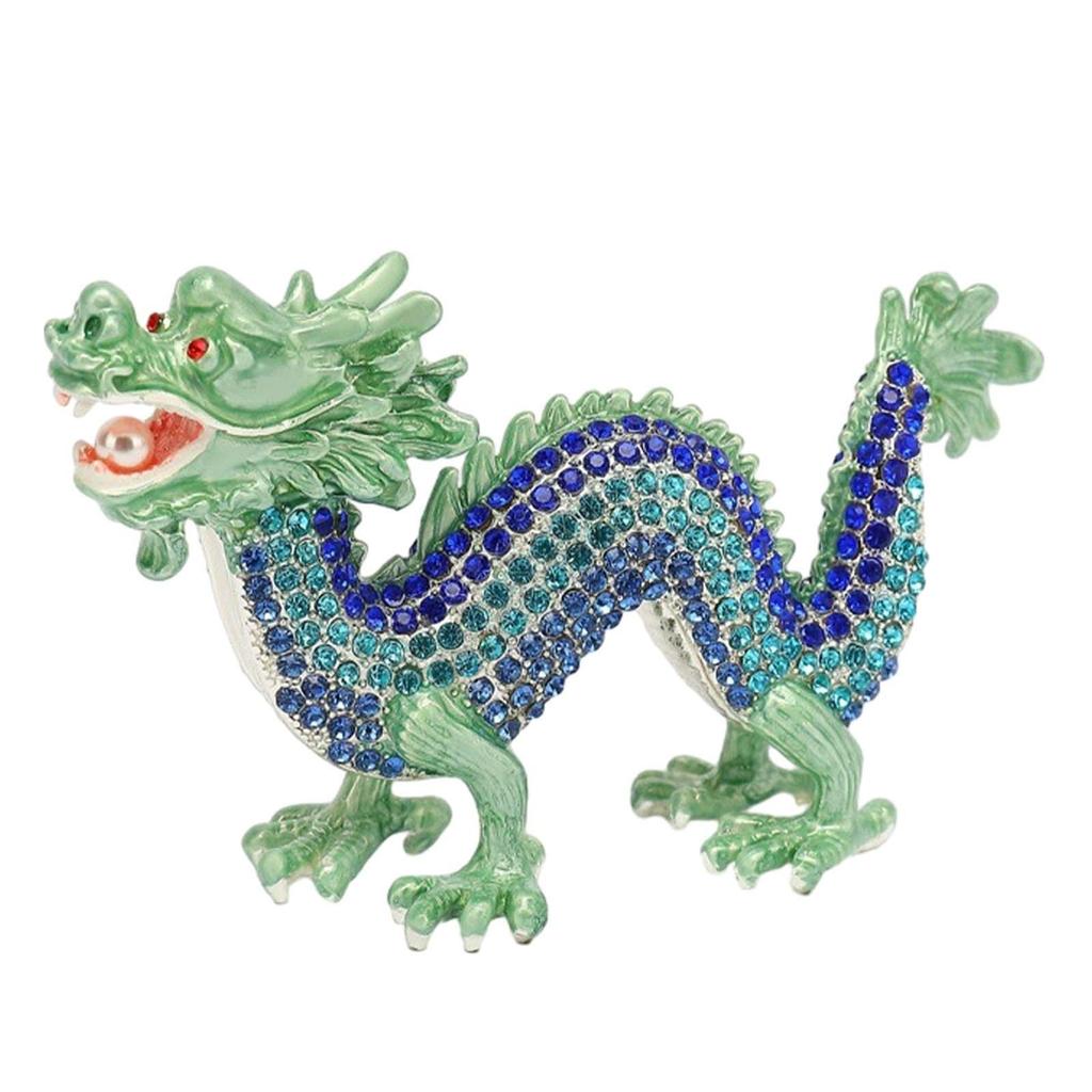 Скульптура животного фэншуй коллекционные поделки для дома декоративные милые статуи дракона для стола весенние фестивали полки для домашнего офиса