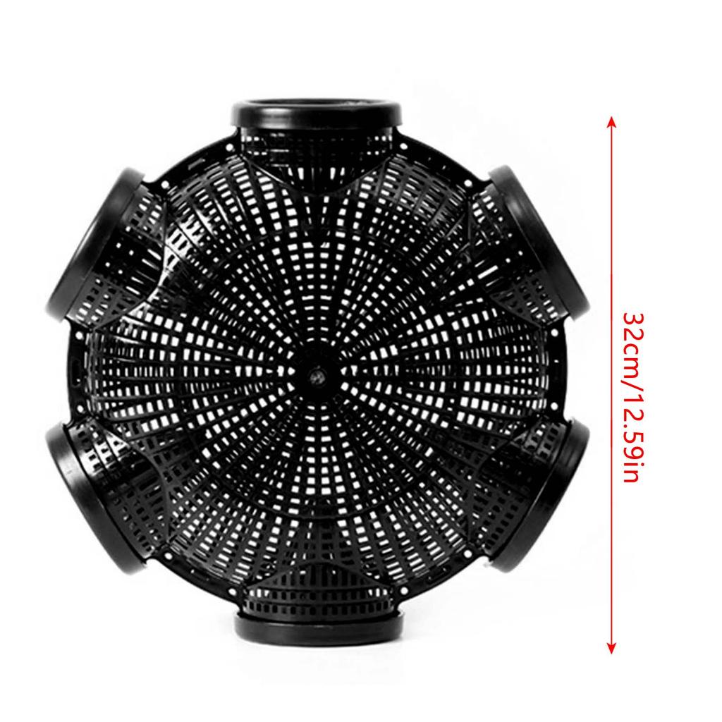 Yellow Eel Shrimp Cage fishpot 3/6/8 Hole Design Cage Suitable for Outdoor Fishing Gear