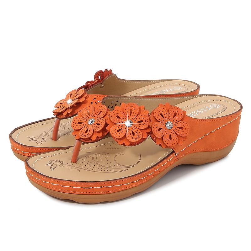 2024 новые однотонные сандалии на толстой подошве женские тапочки повседневные сандалии женские сандалии