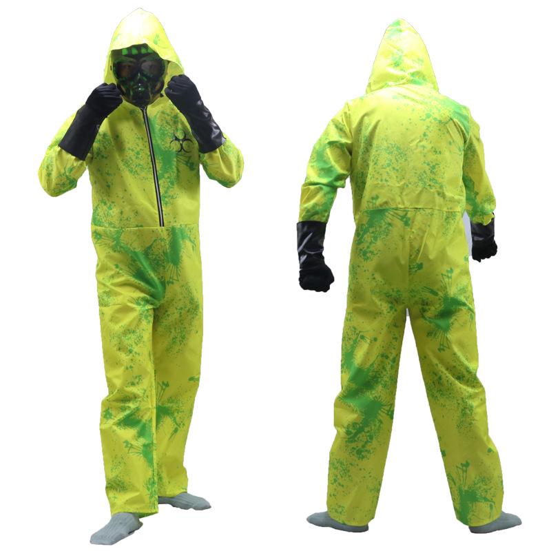 Костюм на Хэллоуин: Вирус Биологической Опасности: Костюм зомби для взрослых и детей для выступлений родитель-ребенок