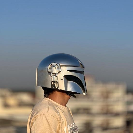 Шлем Мандалорца Шлем Броня Мандо Косплей Средневекового Рыцаря Дин Шлем Мандалорца Идеальный Подарок для Поклонников Звездных Войн
