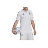 adidas Футболка с круглым вырезом и коротким рукавом, мужские топы, белые IC4375