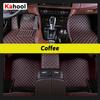 KAHOOL Custom Car Floor Mats For Mitsubishi Pajero V73 V77 V93 V97 Auto Carpets Foot Coche Accessorie