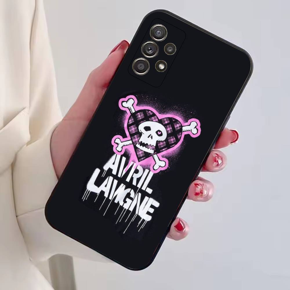 Чехол для телефона певицы Аврил Лавин для Samsung S25, S24, S21, S22, S23, S30, Ultra, S20, Plus, Fe, Мягкий силиконовый черный чехол