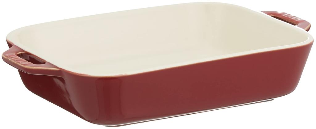 Staub Dish Copper 20 X Ceramic Gratin Dish Quiche Heat Resistant Oven Microwave Safe Japanese Vintage Color Dish "Rectangular 16cm" [Authorized