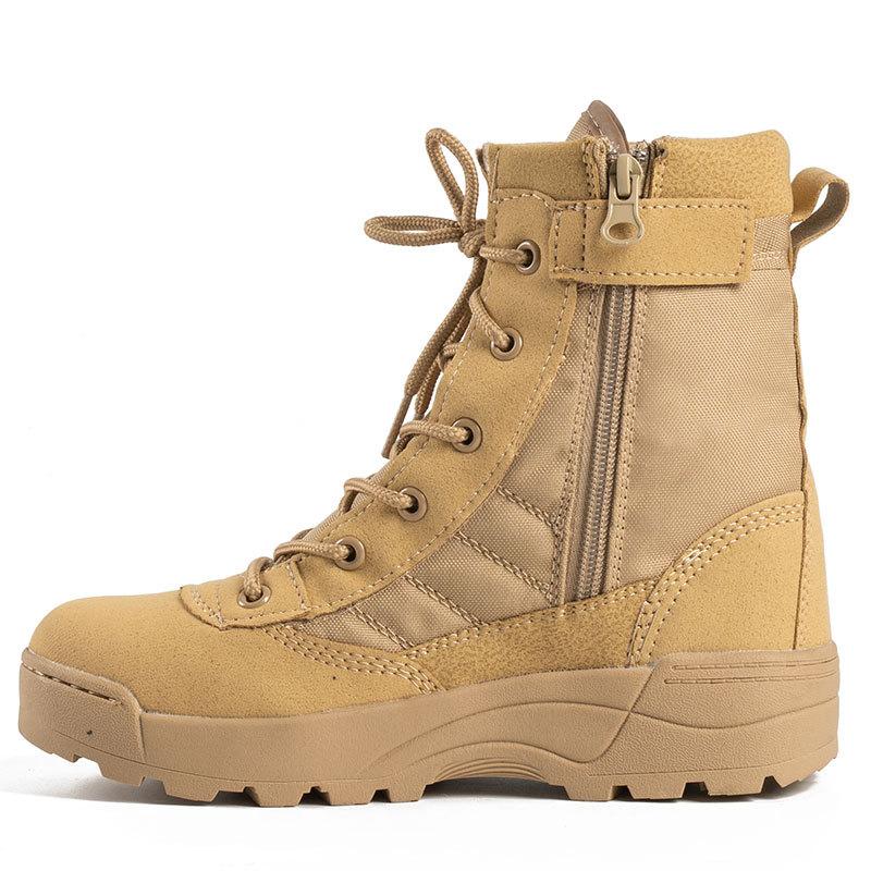 Модные мужские ботинки Боевые Мужские Ботильоны Тактические Большие Размеры 36-46 Ботинки Мужская Обувь Рабочая Обувь Безопасности Мужские Мотоциклетные Ботинки