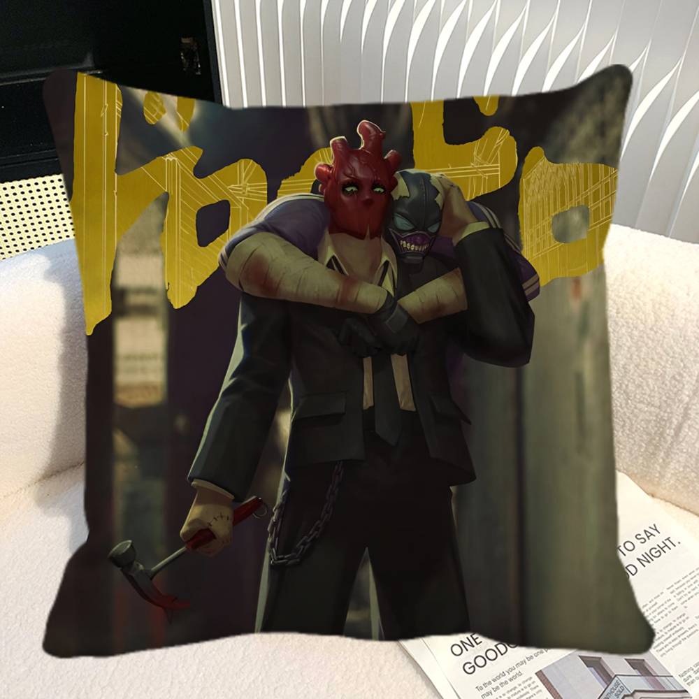 Anime D Dorohedoro Retro Pillow Case Square Pillow Bedroom Sofa Leisure Comfort Cushion Car Home Decoration