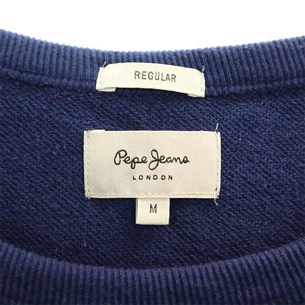 Pepe Jeans Герб Тренировочный лонгслив M Темно-синий свитшот Мужской Б/у