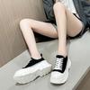 Women's Thick Sole Elevated Canvas Casual Sneakers Summer Fashion New Outdoor Running Lace Up Sports Casual Shoes Size 34-45