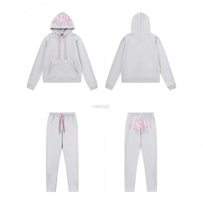 Hip Hop Streetwear Tracksuit Set Men Long Sleeve Hooded Sweatshirt Pants Casual