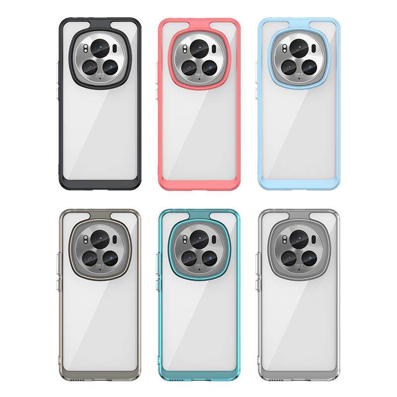 Для Honor Magic 6 Pro Чехол Чехол Huawei Honor Magic 6 Pro Capas Ударопрочный Цветной Прозрачный Чехол Honor Magic 6 Pro 5G