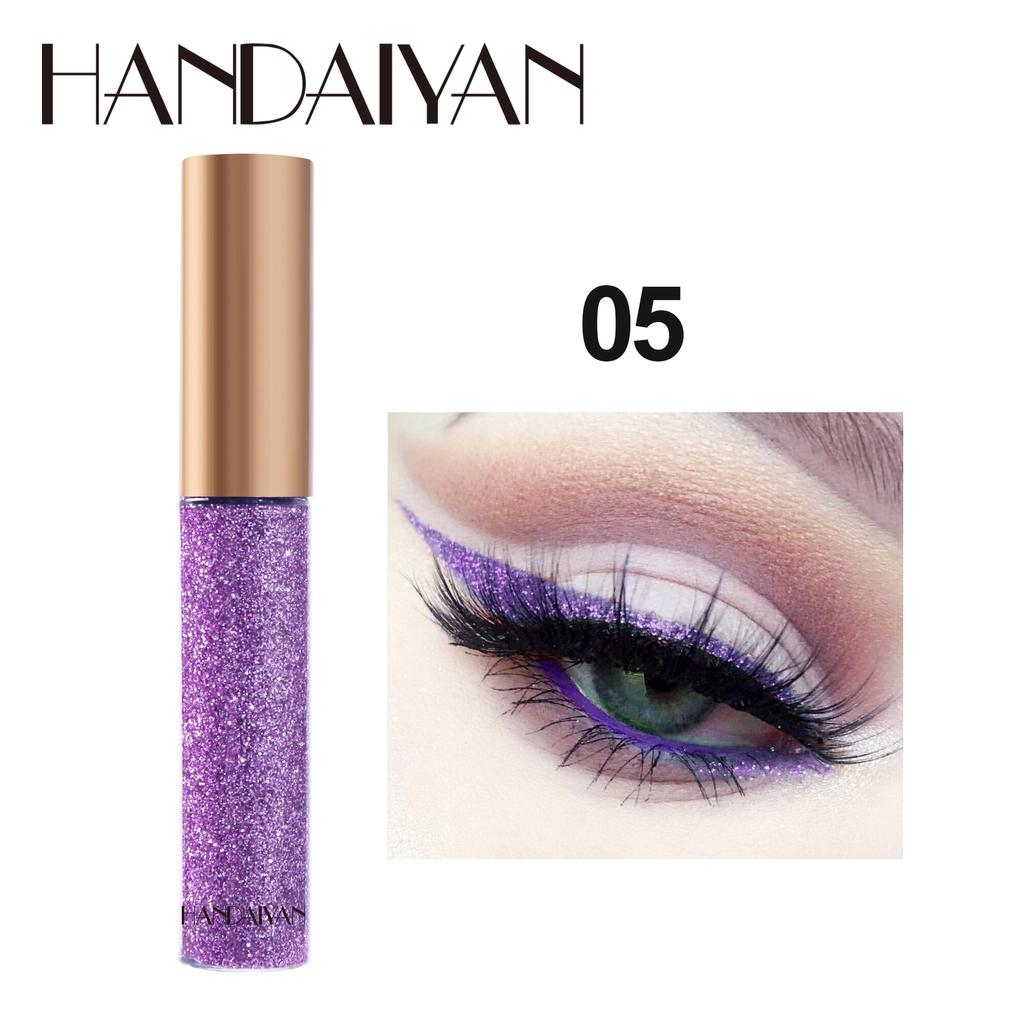 HANDAIYAN Stage Nightclub Makeup Performance Makeup and Colorful Shiny Sequins, Eye -catching Shadow Solution