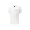 Puma Letter Print Crew Neck Casual Sports Short Sleeve T-Shirt Unisex T-Shirt White 678008-02