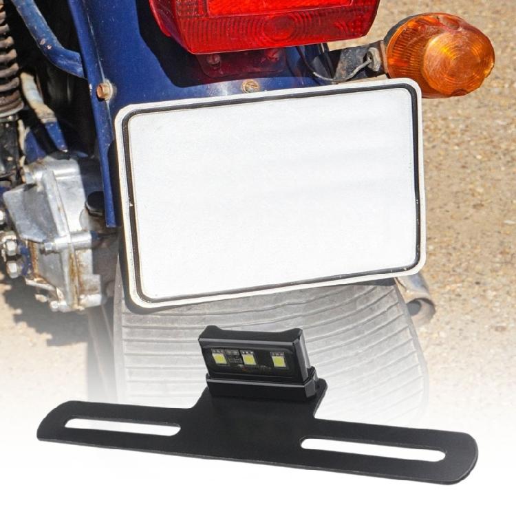 Compact Motorcycle LED Tail Light set with License Plate Lighting 12V Energy Efficient Motorcycle LED Brake Light