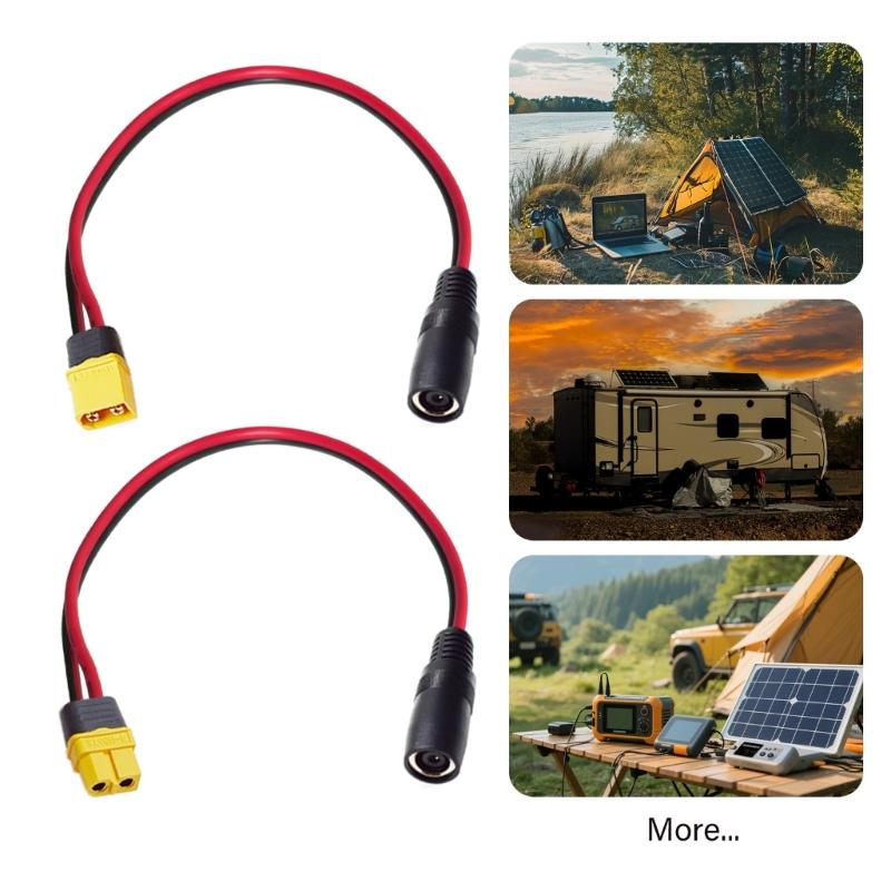 Адаптерный провод DC8020 30 см 14 AWG Преобразовательный силовой кабель Зарядный преобразователь для солнечного генератора Удаленного автомобиля