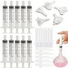 20-piece Set of Fragrance Refills: Plastic Funnels, Pipettes, Droppers, and Syringes - Ideal for Travel and Homemade
