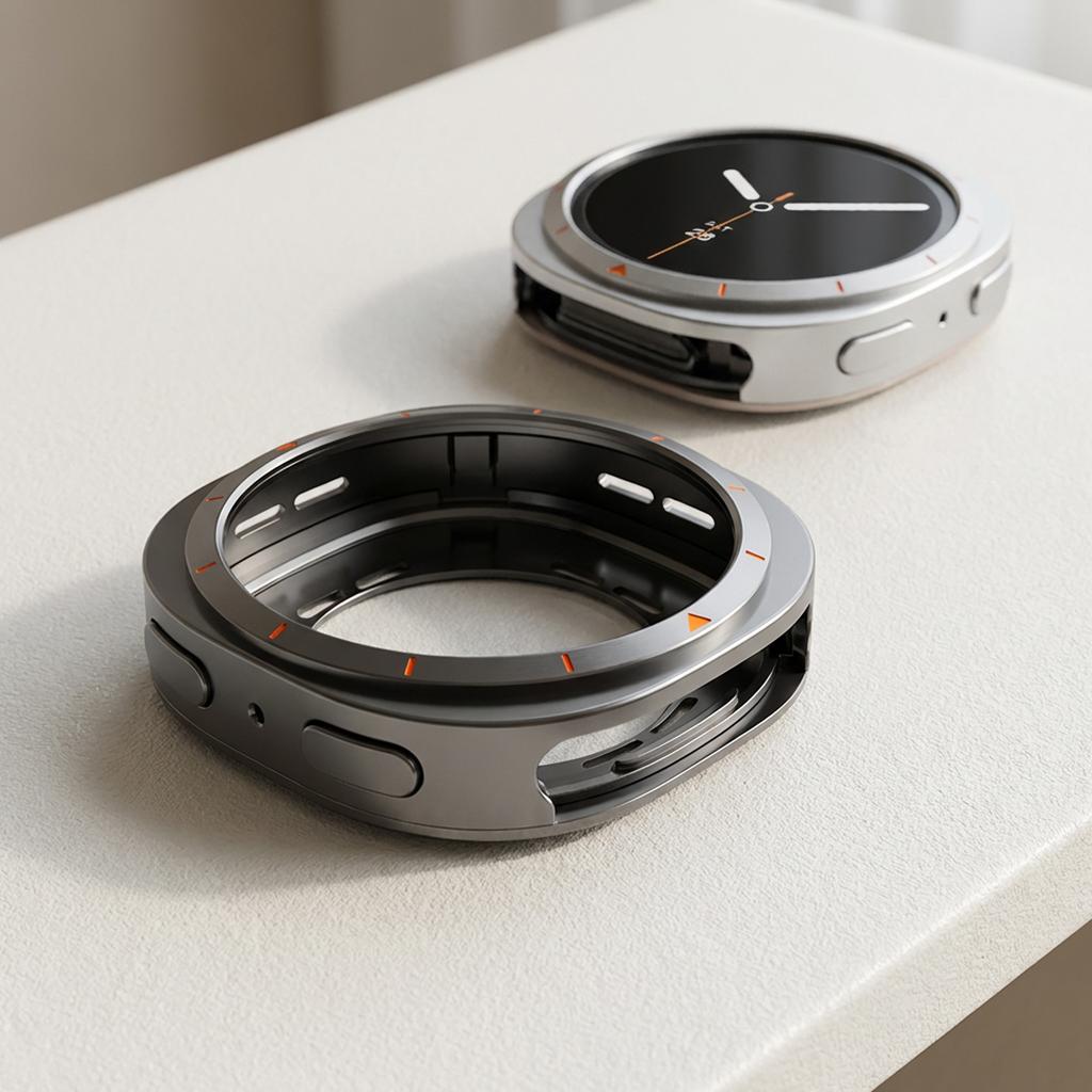 Для Samsung Galaxy Watch 8 40 мм 44 мм Аксессуары Жесткий Ударопрочный Защитный экран Бампер-чехол для Galaxy Watch 8 ПК Металлическая крышка