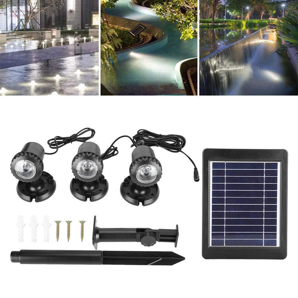 Оборудование подводной лампы солнечной энергии с световыми головками энергосберегающее IP65 водоустойчивое