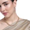 Gorgeous Designer Estele Gold Plated Zirconia Necklace Set For Women