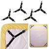 4Pcs Adjustable Elastic Sheet Buckle Anti-slip Fixed Clothes Trousers Curtain Clips