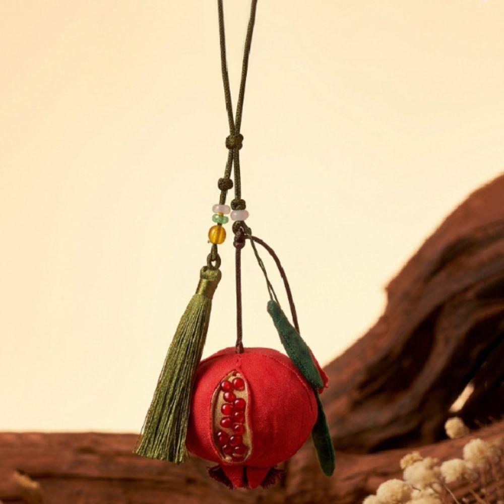 Pendant Craft Pomegranate Pendant Red Packaging Decoration Ornament Decorative Hanging Piece Party